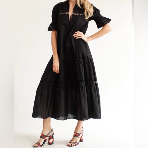 ✨APIECE APART✨Los Altos Maxi Dress in Black
